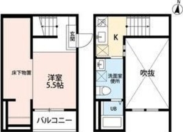 VIVA米野II(ビバコメノツー)の物件間取画像